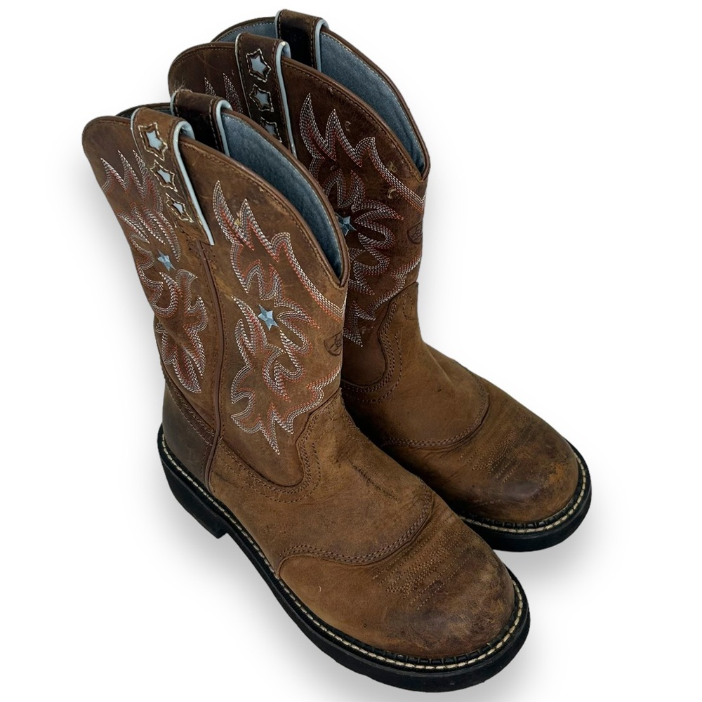 Ariat Women's Probably western boot in Driftwood brown size 7.5 Leather Cowboy